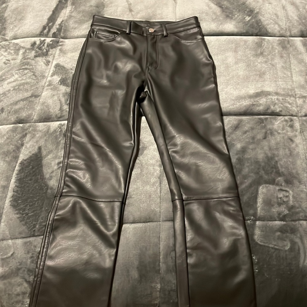 Faux Leather Pants